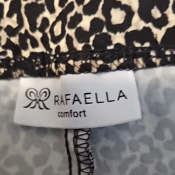 Rafaella Black and White Leopard Print Fabric - Picture 3 of 5